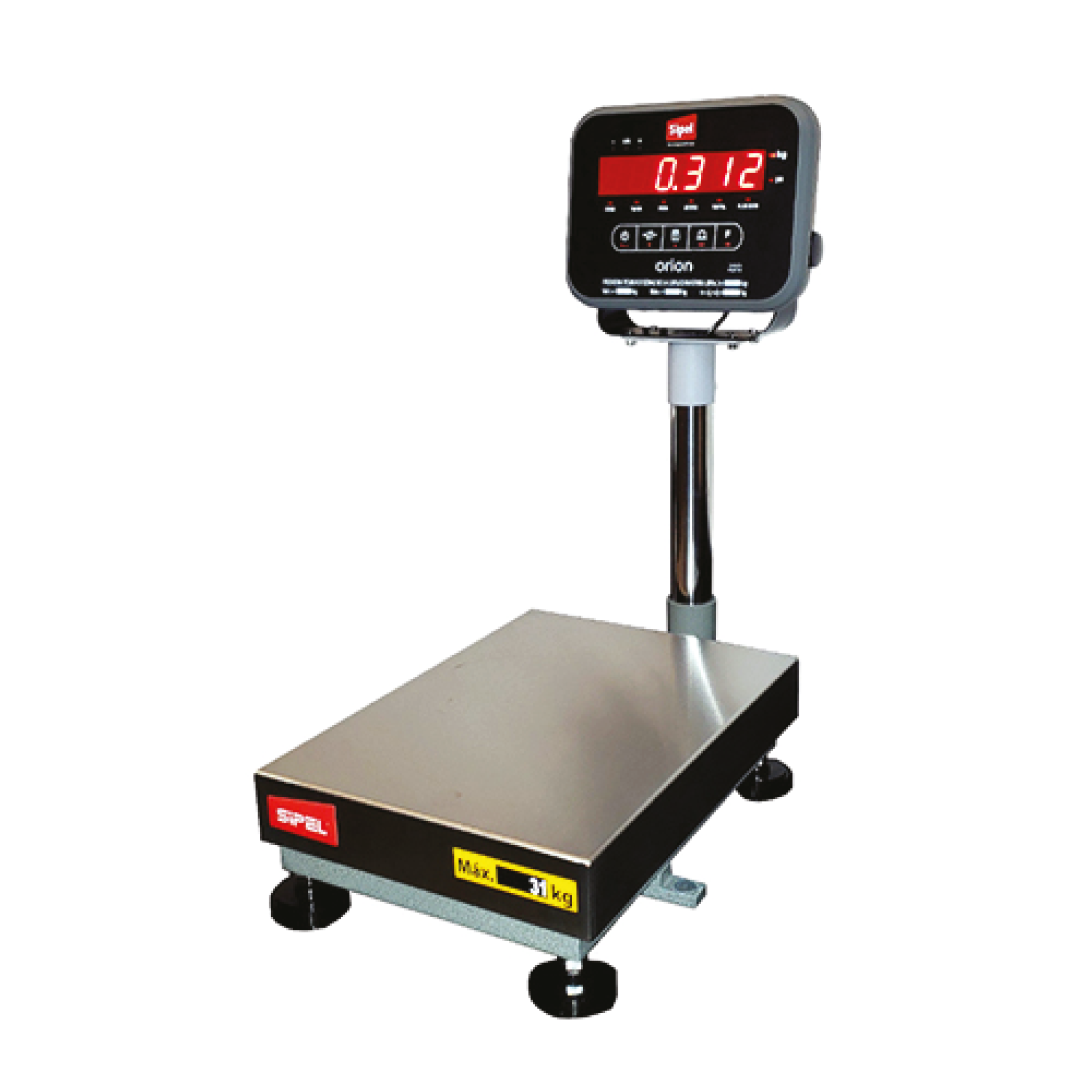 Balança industrial de mesa com coluna Conceito